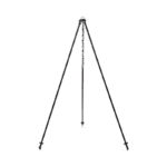 Stelaż uniwersalny do kociołka na ognisko, metalowy, czarny