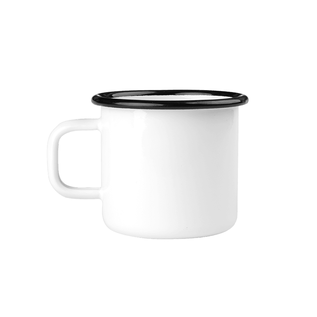 MUG-6-CM-side-a-v2.png Kubek emaliowany mały klasyczny, 0.15 l, biały - obrazek 1