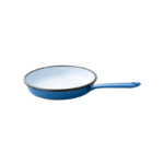 Patelnia emaliowana z emaliowaną powłoką, średnica 26 cm, niebieska, kolekcja Plava