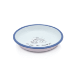 Głęboki talerz emaliowany 18cm, różowy, Unicorns