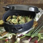 Brytfanna emaliowana 34 cm, czarna, kolekcja Black - obrazek 2