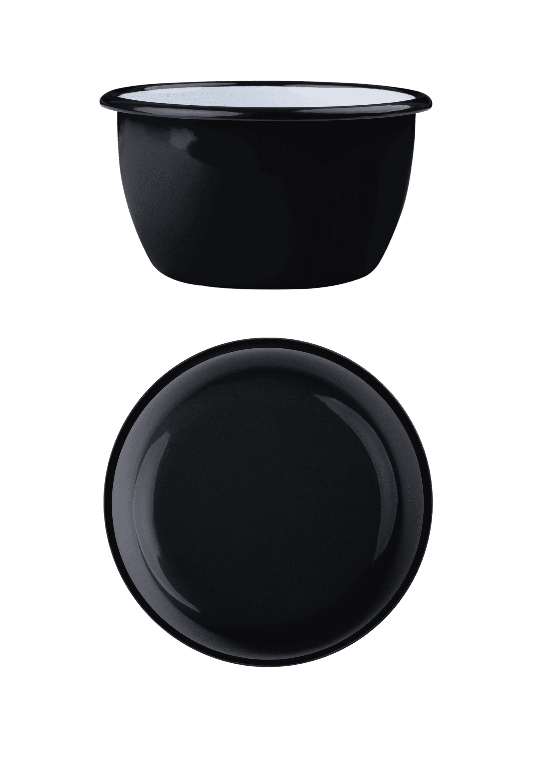 miska_czarna.png Miska emaliowana klasyczna, 0.6 l, czarna - obrazek 1