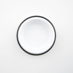 ENAMEL PET BOWL WITH A MARKER | PLAIN - obrazek 3