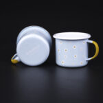 ENAMEL COFFEE FLOWERS MUG | SPRING - obrazek 4