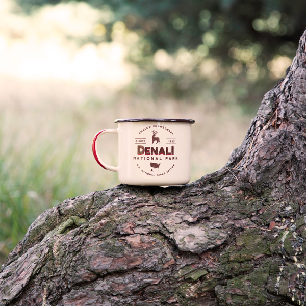 DENALI ENAMEL CAMPING MUG | U.S. NATIONAL PARKS