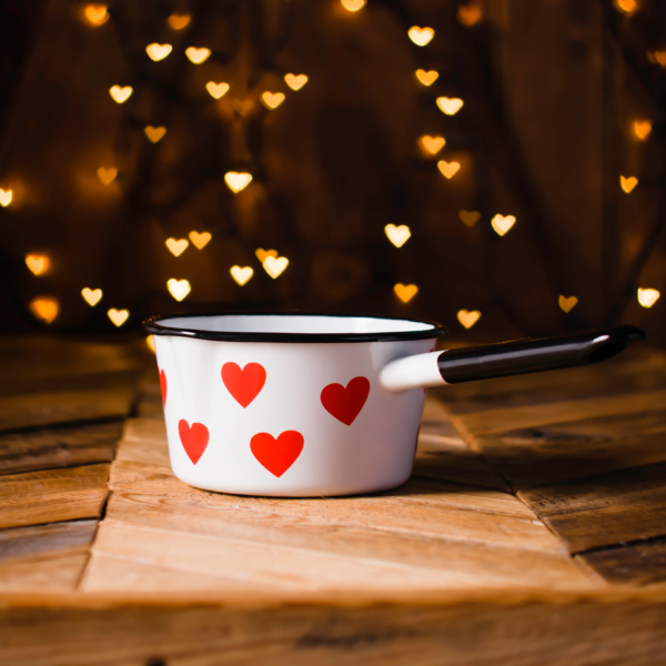 ENAMEL SAUCEPAN | LOVE