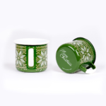 GREEN CHRISTMAS ENAMEL COFFEE MUG - 2ND CLASS | CHRISTMAS - obrazek 2