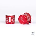 RED CHRISTMAS ENAMEL COFFEE MUG - 2ND CLASS | CHRISTMAS - obrazek 3
