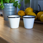 ENAMEL VINTAGE MINI TUMBLER 5.1 OZ | PLAIN B.