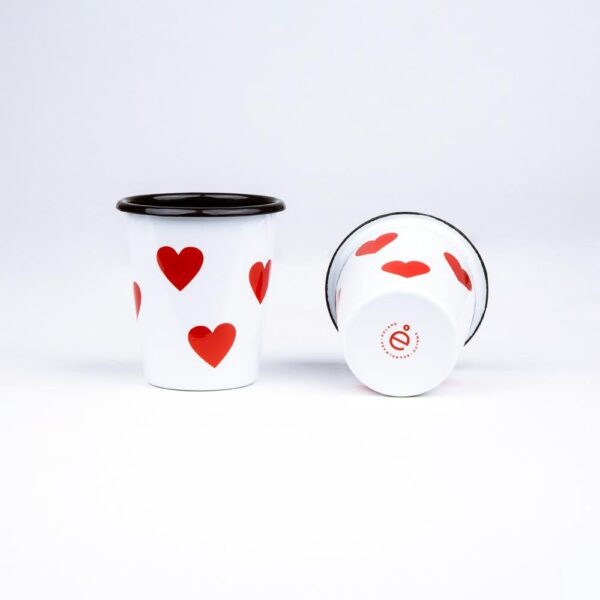 Kubek stożkowy 10 cm, 0,4 l, biały, kolekcja Love