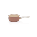 Rondel emaliowany 16 cm, 1,5 l, beżowy, kolekcja Mokka