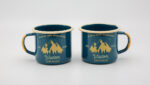 TEAL ENAMEL COFFEE MUG | WISDOM - obrazek 5