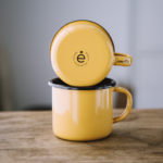 OUTLET - 12 oz / 350 ml enamel coffee mugs, Factory 2nds. - obrazek 5