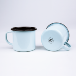 COOL MINT ENAMEL COFFEE MUG | PLAIN B. - obrazek 2