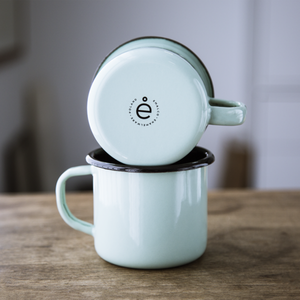 PEA ENAMEL COFFEE MUG | PLAIN B.