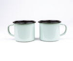PEA ENAMEL COFFEE MUG | PLAIN B. - obrazek 2