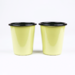 PASTEL GREEN ENAMEL TUMBLER | PLAIN B. - obrazek 4