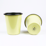 PASTEL GREEN ENAMEL TUMBLER | PLAIN B. - obrazek 3