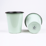PEA ENAMEL TUMBLER | PLAIN B. - obrazek 4