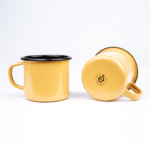 APRICOT ENAMEL COFFEE MUG | PLAIN B. - obrazek 2