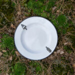 ENAMEL DINNER PLATE | ARROW