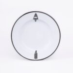 ENAMEL DINNER PLATE | ARROW - obrazek 3