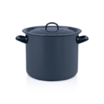 Wysoki garnek emaliowany 24 cm, 9 l, granatowy, kolekcja Teget Finska