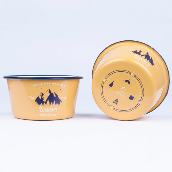 CONICAL ENAMEL BOWL | WISDOM