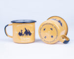 APRICOT ENAMEL COFFEE MUG | WISDOM - obrazek 3