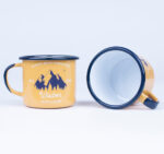 APRICOT ENAMEL COFFEE MUG | WISDOM - obrazek 4