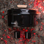 ENAMEL BARBEQUE WITH TWO MUGS | BARBEQUE - obrazek 4