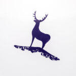 DEER ENAMEL DINNER PLATE | FOREST - obrazek 3