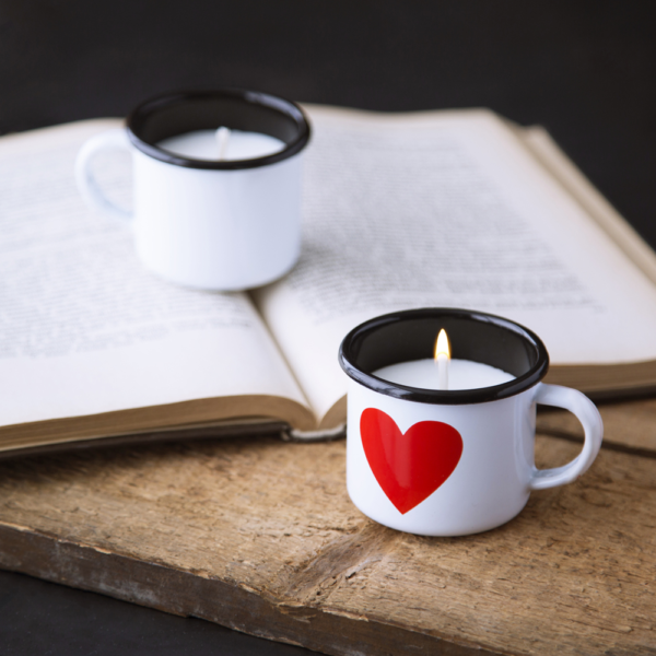 SOY CANDLE 5 OZ MUG | LOVE
