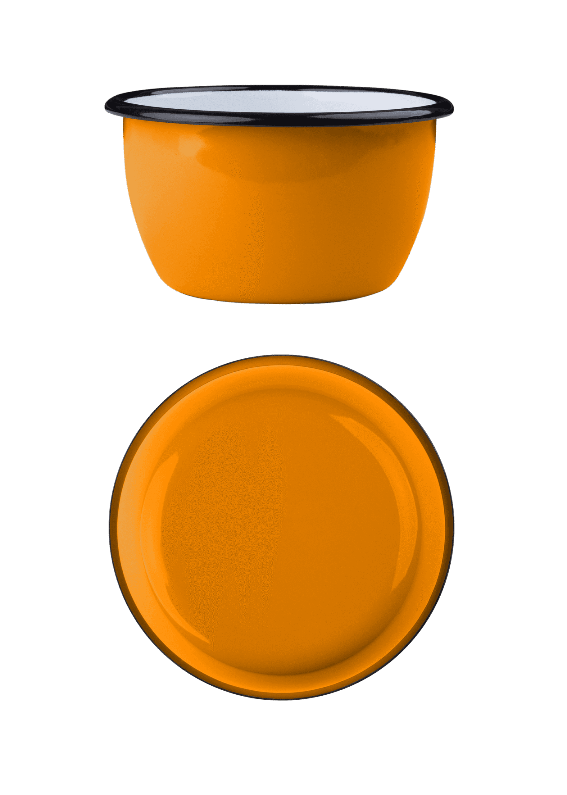 miska_apricot.png Miska emaliowana klasyczna, 0.6 l, morelowa - obrazek 1