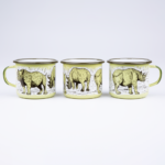 BLACK RHINO ENAMEL CAMPING MUG | THE BIG 5 OF AFRICA - obrazek 5