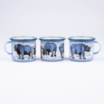 BLACK RHINO ENAMEL CAMPING MUG | THE BIG 5 OF AFRICA - obrazek 3