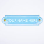20 X 5 CM PERSONALISED ENAMEL SIGN - obrazek 2
