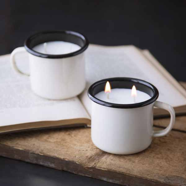 SOY CANDLE 12 OZ CREAM | PLAIN B.