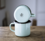 OUTLET - 12 oz / 350 ml enamel coffee mugs, Factory 2nds. - obrazek 6