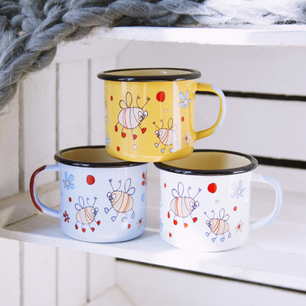 BEE ENAMEL MUG | FUN