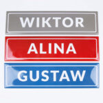 30 X 8 CM PERSONALISED ENAMEL SIGN - obrazek 3