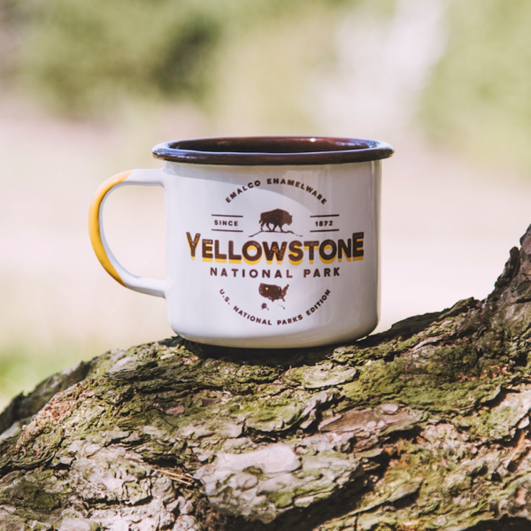 YELLOWSTONE ENAMEL CAMPING MUG | U.S. NATIONAL PARKS