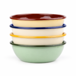 Duża miska emaliowana, 32 cm średnicy, 6 l