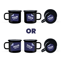 Grafika po obu stronach i na spodzie lub dookoła i na spodzie