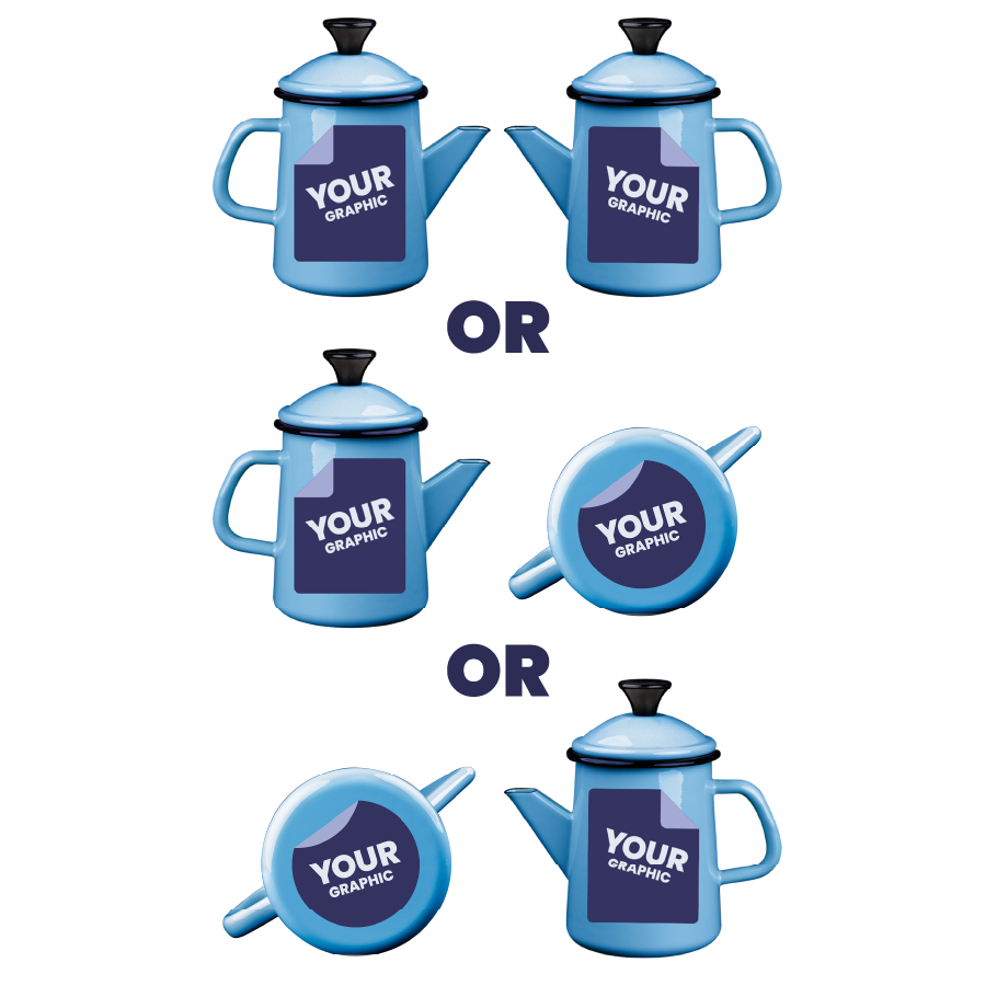 Grafika po obu stronach lub po jednej stronie i na spodzie