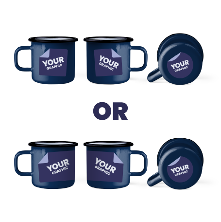 Grafika po obu stronach i na spodzie lub dookoła i na spodzie