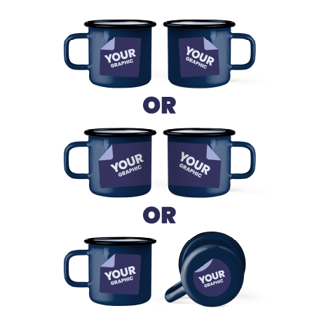 Grafika po obu stronach lub dookoła lub po jednej stronie i na spodzie