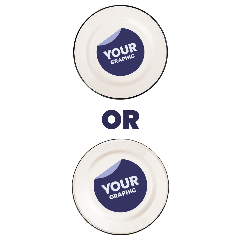 Grafika na wnętrzu lub spodzie