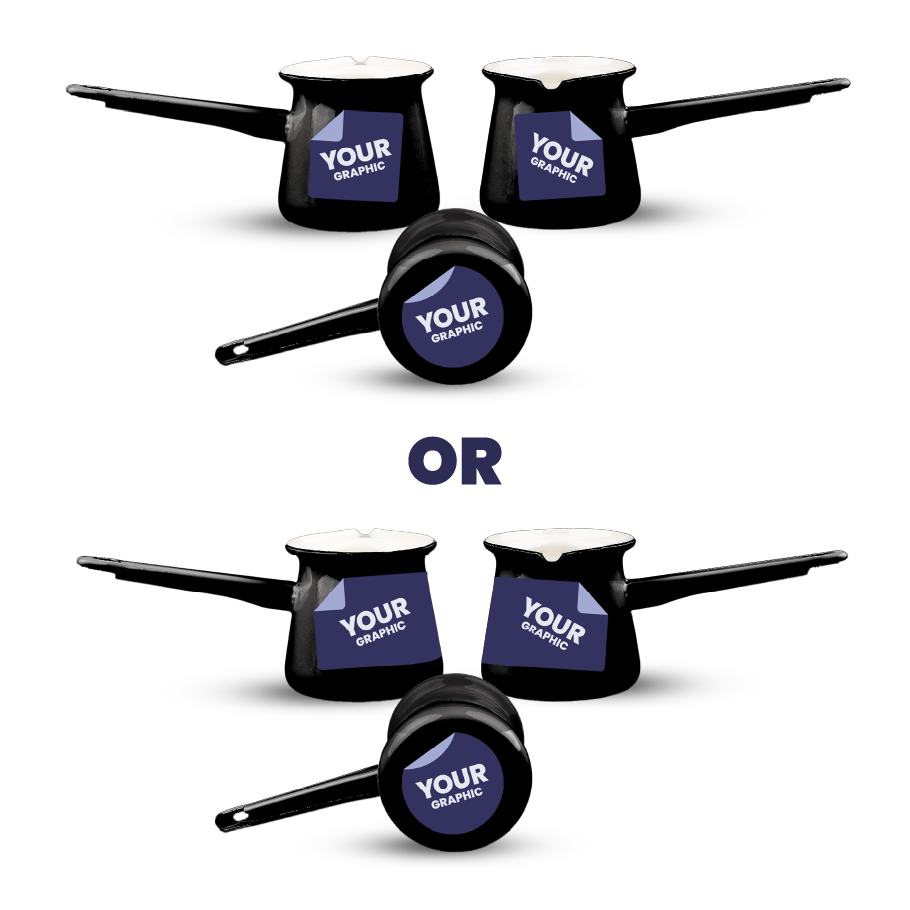 Grafika po obu stronach i na spodzie lub dookoła i na spodzie