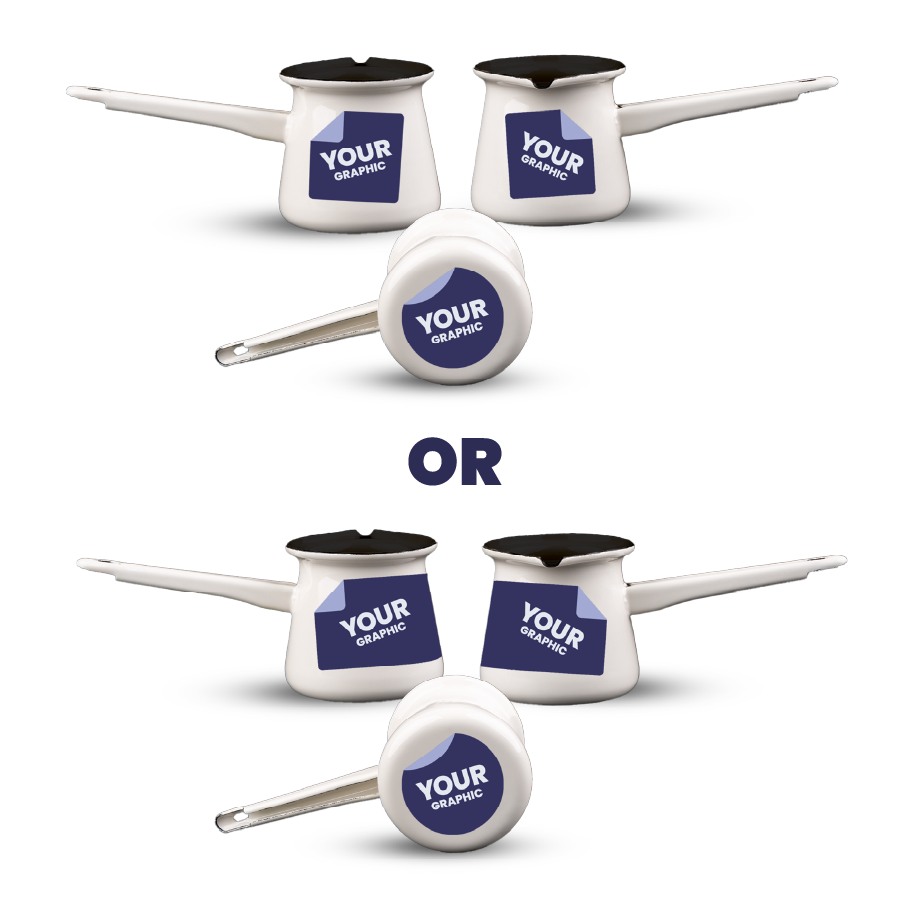 Grafika po obu stronach i na spodzie lub dookoła i na spodzie